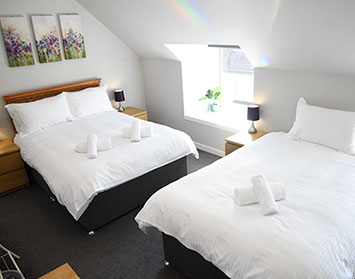 Rooms on the High Street Family room accommodation in Portree