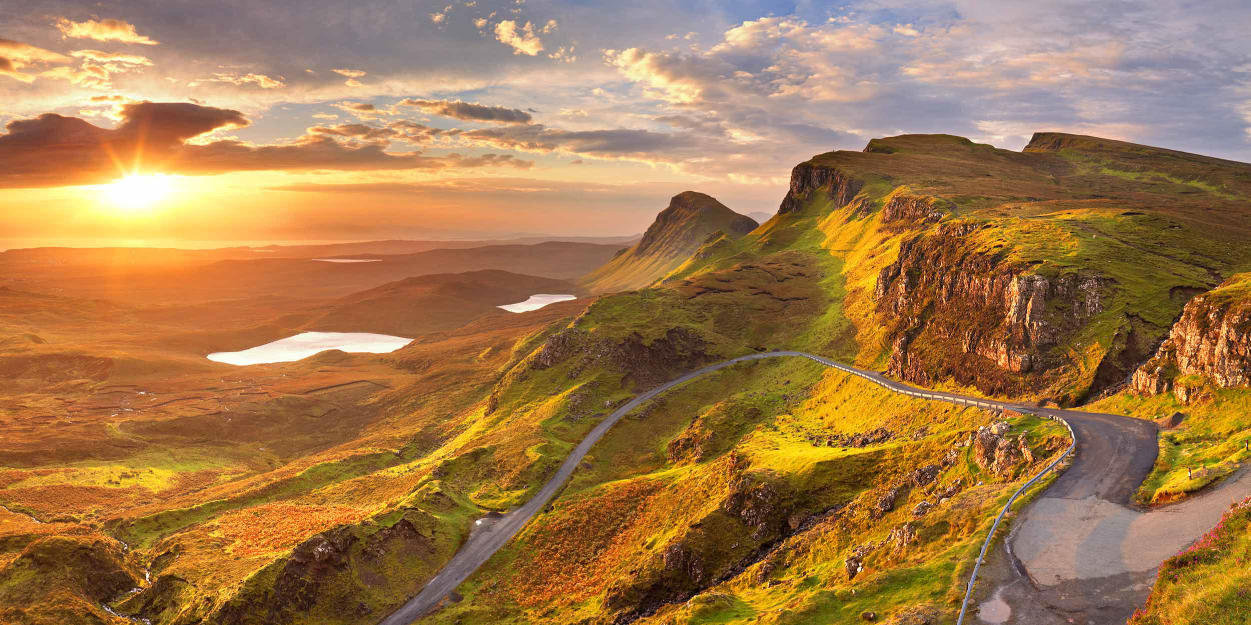 The Quiraing at the North of the Isle of Skye